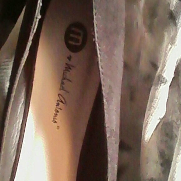 Michael Antonio size 10 Black suead  5 inch heels - Picture 2 of 3